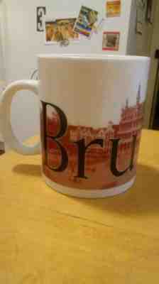 Starbucks BRUSSELS City Mug Collectors Series Coffee Cup Belgium Red White - Sold on eBay Jan, 22nd 2019 for $15.00