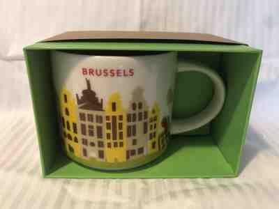 Starbucks Brussels YAH Mug Belgium Grand Place Waffles Fries Chocolate Coffee - Sold on eBay Dec, 16th 2018 for $49.99