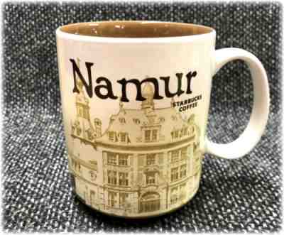 Starbucks Coffee Namur 16oz City Icon Collector Series Coffee Mug w/ SKU - Sold on eBay Nov, 17th 2018 for $20.00
