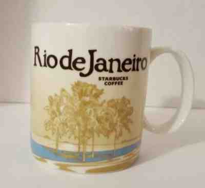 Rio deJaneiro Brazil Starbucks Collector Series Coffee Tea Mug Cup - Sold on eBay Feb, 9th 2019 for $9.99