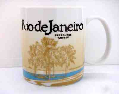 Rio De Janeiro Brazil Starbucks Icon Global Collector Series Coffee Tea Mug - Sold on eBay Jan, 8th 2019 for $89.59