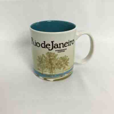 STARBUCKS COFFEE Rio de Janeiro 16 Ounce City Collection Mug Pre-owned Chipped - Sold on eBay Dec, 22nd 2018 for $7.50