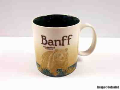 Banff Starbucks Global Icon Collector Series Coffee Mug Lake Grizzly Bear ©2009 - Sold on eBay Feb, 6th 2019 for $59.95
