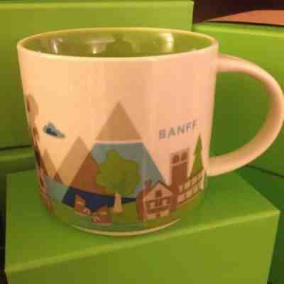 Starbucks Banff Canada Mug City State You Are Here Cup YAH New w box Coffee 14f - Sold on eBay Dec, 19th 2018 for $79.99