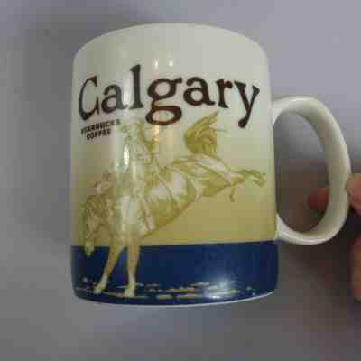 Starbucks Calgary Collectors Series 2009 Ceramic Coffee Mug 16 fl oz - Sold on eBay Feb, 3rd 2019 for $25.00