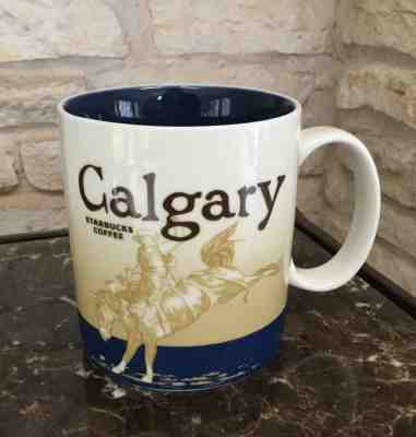 New Calgary Starbucks Global Icon Collector Coffee Mug Cowboy Horse - 2009 - Sold on eBay Jan, 13th 2019 for $95.00