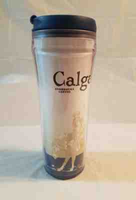 STARBUCKS GLOBAL ICON  2009 CALGARY CANADA TRAVEL TUMBLER 12 oz #40 - Sold on eBay Dec, 10th 2018 for $17.99