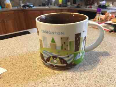 Starbucks YOU ARE HERE coffee mug Edmonton  Great condition Free shipping - Sold on eBay Feb, 7th 2019 for $15.00