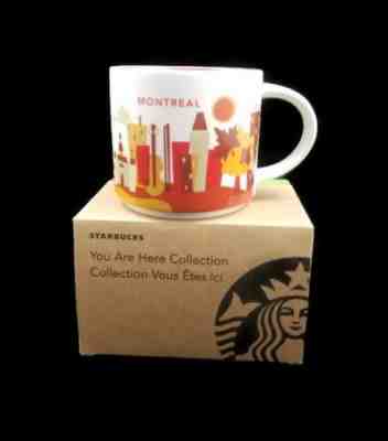 Starbucks Montreal V1 YAH No Accent Mark With Box and SKU 2012 MIC 14oz  - Sold on eBay Feb, 9th 2019 for $75.00