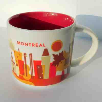 STARBUCKS MONTREAL Coffee Mug You Are Here 14 oz RETIRED, PO Never Used, 2015  - Sold on eBay Feb, 8th 2019 for $22.95