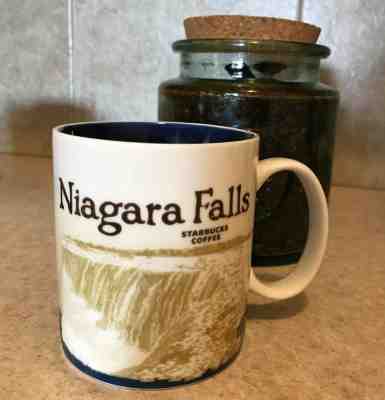 New Starbucks Niagara Falls 16oz Coffee Mug City Collector Series - Sold on eBay Feb, 1st 2019 for $27.00