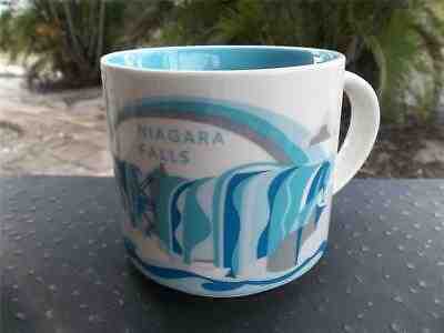 STARBUCKS YOU ARE HERE 2013 NIAGARA FALLS COFFEE CUP MUG w/ STICKER * MINTY ! - Sold on eBay Jan, 27th 2019 for $21.21