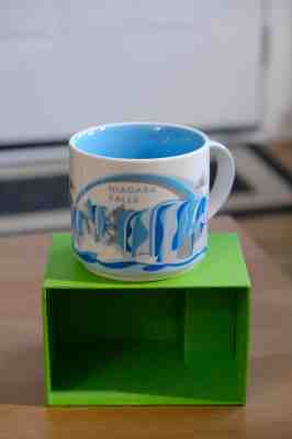 Starbucks You Are Here Collection YAH - Niagara Falls Mug DISCONTINUED - Sold on eBay Jan, 23rd 2019 for $24.95