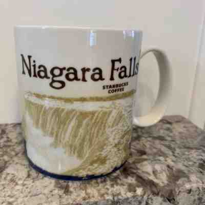Niagara Falls Starbucks Coffee Cup Global Icon City Collector Series Mug 16 Oz - Sold on eBay Jan, 12th 2019 for $30.00