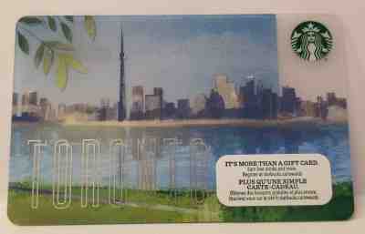 10 STARBUCKS CARD 2016 TORONTO CITY SERIES GIFT CARD #6136 - Sold on eBay Feb, 9th 2019 for $4.95