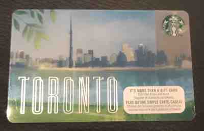 STARBUCKS TORONTO CANADA - Gift Card - New - No Value - Sold on eBay Jan, 28th 2019 for $1.00