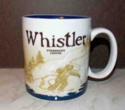 2010 STARBUCKS WHISTLER BRITISH COLUMBIA CANADA SKIING 16OZ. COFFEE TEA CUP MUG - Sold on eBay Feb, 3rd 2019 for $28.00