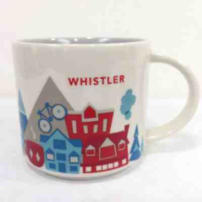 2014 Starbucks Whistler Coffee Mug Cup You Are Here Collection 14 Oz BC Canada - Sold on eBay Jan, 17th 2019 for $22.01