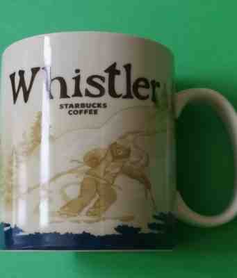 Starbucks Whistler Alberta Collector Series Coffee Mug Skier Gondola Canada - Sold on eBay Jan, 10th 2019 for $34.95