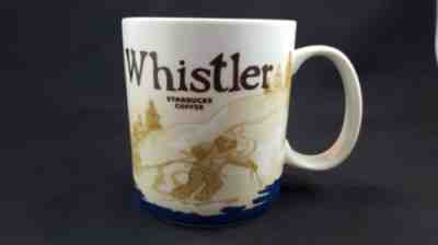 Starbucks Whistler Edition Ski Man Collectible Coffee Mug Cup. 16 Oz. Ounce VG - Sold on eBay Jan, 6th 2019 for $11.50