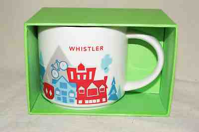 STARBUCKS YOU ARE HERE WHISTLER CANADA 14 oz  MUG NIB 7915 - Sold on eBay Dec, 30th 2018 for $37.99