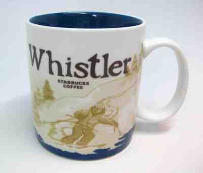Rare New Starbucks Collector Series 2009 Whistler Ski 16oz Coffee Cup Mug - Sold on eBay Dec, 29th 2018 for $35.00