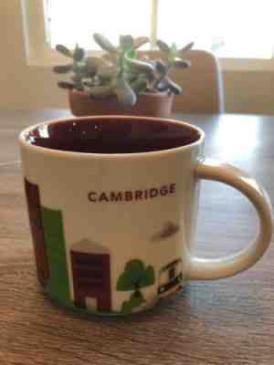 Starbucks "YOU ARE HERE" YAH Collection- Cambridge 14oz Mug, Boston MA Brand New - Sold on eBay Jan, 14th 2019 for $17.25