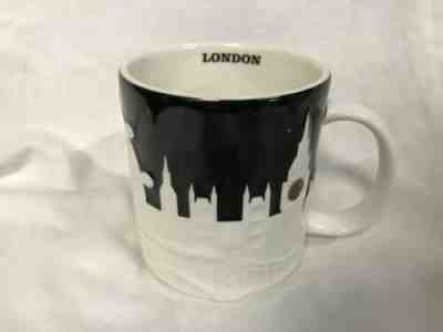 Starbucks London Relief Mug Red Booth/Big Ben/Tower Bridge/Eye/St Paul Cathedral - Sold on eBay Feb, 1st 2019 for $13.26