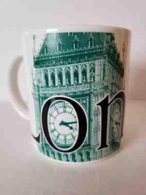 Starbucks Collector's Series City Mug 2002  London Big Ben Clock Tower 20 oz Cup - Sold on eBay Feb, 1st 2019 for $8.99