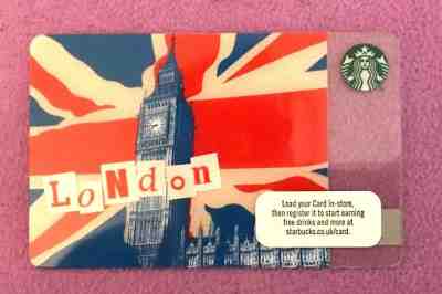 STARBUCKS LONDON 2015 ***BIG BEN*** GIFT CARD-NEW - Sold on eBay Jan, 21st 2019 for $2.50
