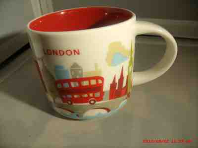 STARBUCKS You Are Here Collection LONDON UK Big Ben Bus Eye Coffee Mug Cup 2017 - Sold on eBay Jan, 20th 2019 for $25.00