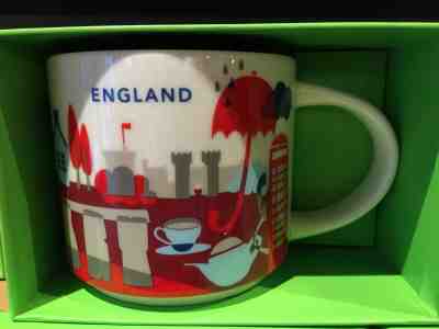 Starbucks England Mug Cup, You are here City Collectible London Tower Bridge YAH - Sold on eBay Dec, 17th 2018 for $49.99