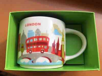 Starbucks London Mug YAH Tower Bridge Thames Big Ben You Are Here England *New* - Sold on eBay Dec, 11th 2018 for $47.99