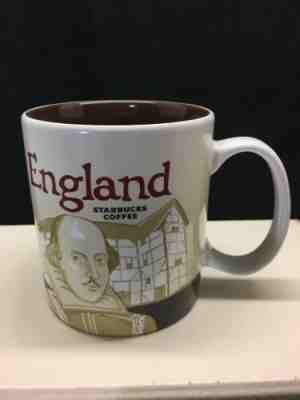 England Shakespeare Starbucks Coffee Mug Cup Collector Series 2013 with SKU - Sold on eBay Jan, 30th 2019 for $14.00
