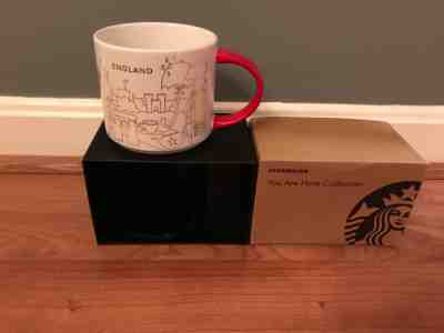 Starbucks England Christmas YAH Mug 14 oz 2018, Stonehenge Tea You Are Here  - Sold on eBay Dec, 28th 2018 for $34.50