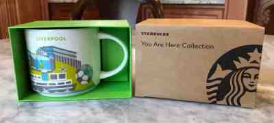 Starbucks Liverpool England UK You are Here YAH Collector Mug ~ Mint in Box ~ 