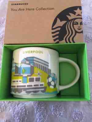 Starbucks Liverpool England UK You are Here Collector Mug Cup Brand New - Sold on eBay Nov, 24th 2018 for $45.00