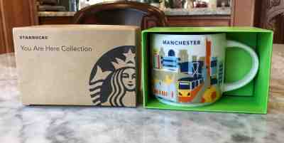 Starbucks Manchester England UK You are Here YAH Collector Mug ~ Mint in Box ~  - Sold on eBay Jan, 31st 2019 for $39.99