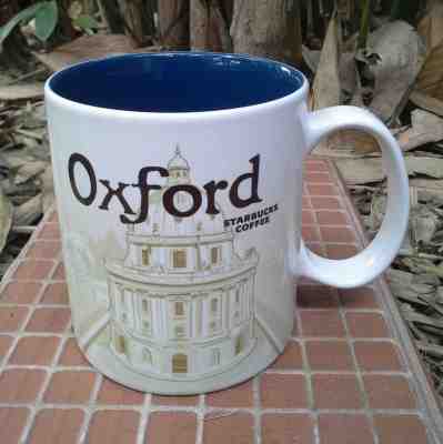 Original Starbucks City Mug 16 oz OXFORD England series 2016-2017 Discontinued - Sold on eBay Jan, 21st 2019 for $33.50