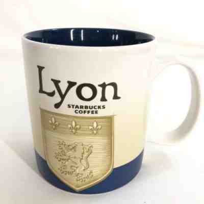 NEW Starbucks Lyon ~ coffee mug travel new with tags~ Large ceramic coffee mug - Sold on eBay Dec, 6th 2018 for $31.00