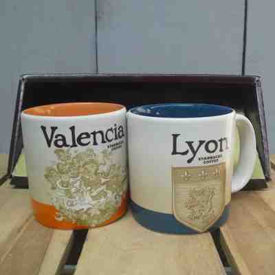 2 Demitasse Starbucks City Mugs 3 oz VALENCIA & LYON Mini Icon Original Package - Sold on eBay Nov, 19th 2018 for $21.00