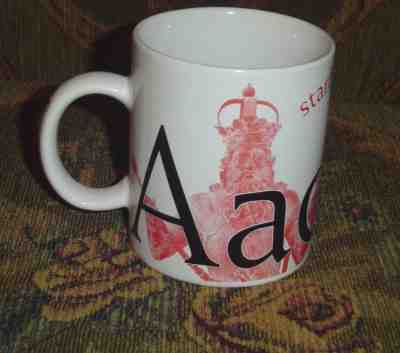 Starbucks Aachen City Mug Collectors Series 16 oz Germany Nice Rare Cup - Sold on eBay Jan, 29th 2019 for $26.25