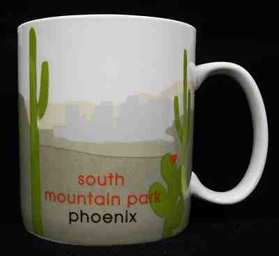 2007 Starbucks PHOENIX SOUTH MOUNTAIN PARK City Mug 18 oz._NICE - Sold on eBay Jan, 27th 2019 for $9.75