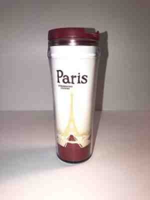 STARBUCKS PARIS Eiffel Tower To Go Travel Tumbler with Lid 12 oz New - Sold on eBay Jan, 4th 2019 for $33.99