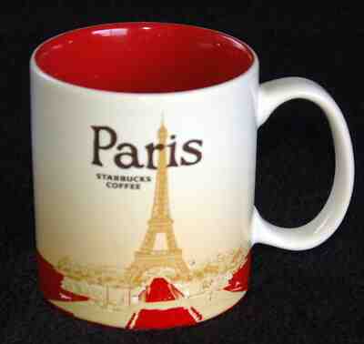 2013 STARBUCKS PARIS Mug ~ France / Eiffel Tower ~ 16 oz ~ EXCELLENT - Sold on eBay Jan, 1st 2019 for $24.99