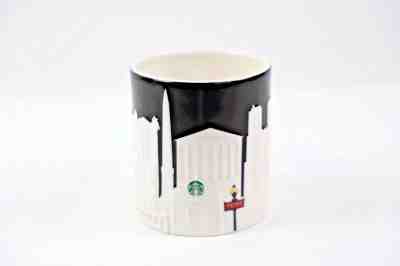2011 Starbucks PARIS Relief Black White Mug EIFFEL TOWER L’ARC DE TRIOMPHE! - Sold on eBay Dec, 8th 2018 for $32.50