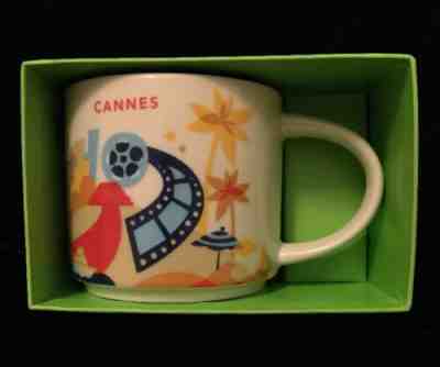 Starbucks Cannes YAH Mug Film Camera Riviera France Coffee Cup You Are Here New - Sold on eBay Dec, 31st 2018 for $59.99