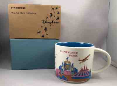 STARBUCKS Disneyland Paris Mug YOU ARE HERE YAH NEW NIB - Sold on eBay Jan, 3rd 2019 for $87.26