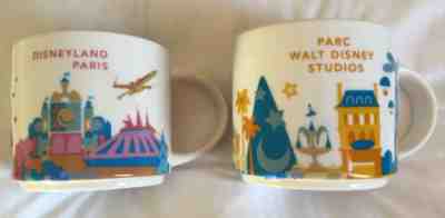 Starbucks Disneyland Paris YAH Mug Set Disney Studios Star Wars You Here Mickey - Sold on eBay Dec, 31st 2018 for $159.99