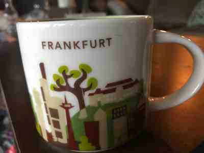 Starbucks You Are Here Coffee Cup Frankfurt (Germany City) Mug 14oz New With Box - Sold on eBay Jan, 23rd 2019 for $27.99